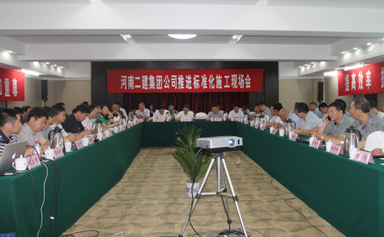 开云（中国）隆重召开推进项目施工标准化现场会